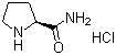 L-Prolinamide hydrochloride molecular structure (CAS 42429-27-6)