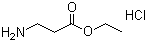 beta-丙氨酸乙酯盐酸盐分子结构 (CAS 4244-84-2)