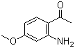 2'-氨基-4'-甲氧基苯乙酮分子结构 (CAS 42465-53-2)