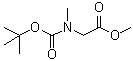 N-(tert-Butoxycarbonyl)sarcosine methyl ester molecular structure (CAS 42492-57-9)