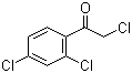 structure of CAS# 4252-78-2, 2,2',4'-Trichloroacetophenone;2-Chloro-1-(2,4-dichlorophenyl)ethanone; 2,4-Dichlorophenacyl chloride