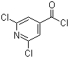 2,6-Dichloropyridine-4-carbonyl chloride molecular structure (CAS 42521-08-4)