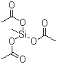structure of CAS# 4253-34-3, Methyltriacetoxysilane;Methylsilanetriyl triacetate; Triacetoxy(methyl)silane