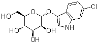 structure of CAS# 425427-88-9, 6-Chloro-1H-indol-3-yl alpha-D-mannopyranoside