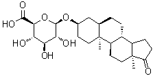 Epiandrosterone glucuronide molecular structure (CAS 4271-00-5)