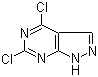 结构式 CAS# 42754-96-1, 4,6-二氯-1H-吡唑并[3,4-d]嘧啶