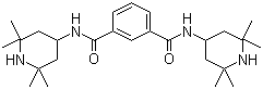 结构式 CAS# 42774-15-2, N,N'-双(2,2,6,6-四甲基-4-哌啶基)-1,3-苯二甲酰胺; 受阻尼龙稳定剂