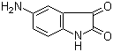 5-Amino-1H-indole-2,3-dione molecular structure (CAS 42816-53-5)