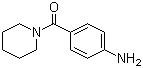 结构式 CAS# 42837-37-6, (4-氨基苯甲酰基)-1-哌啶; (4-氨基苯基)哌啶-1-基甲酮