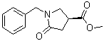 (3S)-5-Oxo-1-(phenylmethyl)-3-pyrrolidinecarboxylic acid methyl ester molecular structure (CAS 428518-44-9)