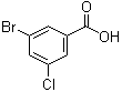 结构式 CAS# 42860-02-6, 3-溴-5-氯苯甲酸