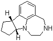 (8aR,11aR)-9H-4,5,6,7,8a,10,11,11a-Octahydrocyclopenta[4,5]pyrrolo[3,2,1-jk][1,4]benzodiazepine molecular structure (CAS 428868-32-0)