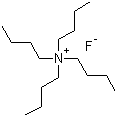 四丁基氟化铵分子结构 (CAS 429-41-4)