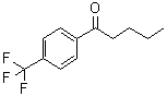 structure of CAS# 42916-66-5, p-(Trifluoromethyl)valerophenone;1-[4-(Trifluoromethyl)phenyl]-1-pentanone; 1-(4-Trifluoromethylphenyl)pentan-1-one