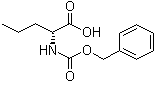 N-Benzyloxycarbonyl-D-norvaline molecular structure (CAS 42918-89-8)