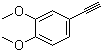 3',4'-Dimethoxyphenylacetylene molecular structure (CAS 4302-52-7)