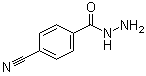 结构式 CAS# 43038-36-4, 4-氰基苯甲酰肼