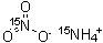 Ammonium-<sup>15</sup>N nitrate-<sup>15</sup>N molecular structure (CAS 43086-60-8)