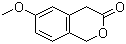 structure of CAS# 43088-72-8, 1,4-Dihydro-6-methoxy-3H-2-benzopyran-3-one;6-Methoxyisochroman-3-one