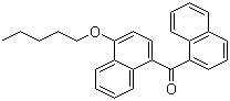 1-Naphthalenyl[4-(pentyloxy)-1-naphthalenyl]methanone molecular structure (CAS 432047-72-8)