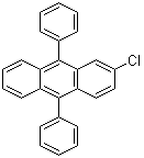 structure of CAS# 43217-28-3, 2-Chloro-9,10-diphenylanthracene