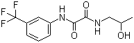 structure of CAS# 433241-66-8, N-(2-Hydroxypropyl)-N'-[3-(trifluoromethyl)phenyl]ethanediamide