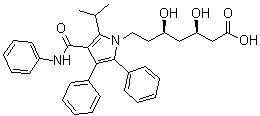 (betaR,deltaR)-beta,delta-Dihydroxy-2-(1-methylethyl)-4,5-diphenyl-3-[(phenylamino)carbonyl]-1H-pyrrole-1-heptanoic acid molecular structure (CAS 433289-84-0)