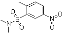 结构式 CAS# 433695-36-4, N,N,2-三甲基-5-硝基苯磺酰胺