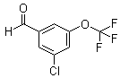 3-Chloro-5-trifluoromethoxybenzaldehyde molecular structure (CAS 433926-48-8)