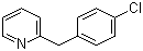 2-对氯苄基吡啶分子结构 (CAS 4350-41-8)