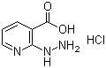 结构式 CAS# 435342-14-6, 2-肼基-3-吡啶羧酸盐酸盐