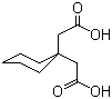 结构式 CAS# 4355-11-7, 1,1-环己基二乙酸