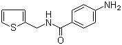 4-Amino-N-(2-thienylmethyl)benzamide molecular structure (CAS 436095-49-7)