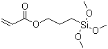 structure of CAS# 4369-14-6, (3-Acryloxypropyl)trimethoxysilane;3-(Trimethoxysilyl)propyl acrylate; A 0397; AY 43-310M; Acryloxypropyltrimethoxysilane; KBM 5103; KMB 5103; SIA 0200.0; [3-(Acryloyloxy)propyl]trimethoxysilane; [gamma-(Acryloyloxy)propyl]trimethoxysilane; gamma-Acryloxypropyltrimethoxysilane