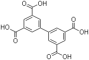 structure of CAS# 4371-28-2, Biphenyl-3,3',5,5'-tetracarboxylic acid