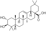 Maslinic acid molecular structure (CAS 4373-41-5)