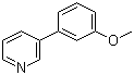 3-(3-Methoxyphenyl)pyridine molecular structure (CAS 4373-67-5)