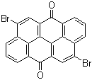 structure of CAS# 4378-61-4, Vat Orange 3;C.I. 59300; C.I. Pigment Red 168; 4,10-Dibromo-dibenzo[def,mno]chrysene-6,12-dione