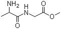 结构式 CAS# 438002-26-7, 丙氨酰甘氨酸甲酯