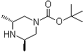 (3R,5R)-3,5-Dimethyl-1-piperazinecarboxylic acid 1,1-dimethylethyl ester molecular structure (CAS 438049-91-3)