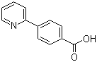 结构式 CAS# 4385-62-0, 4-(2'-吡啶基)苯甲酸
