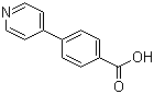 结构式 CAS# 4385-76-6, 4-吡啶-4-基苯甲酸