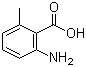 2-Amino-6-methylbenzoic acid molecular structure (CAS 4389-50-8)