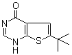 6-(tert-Butyl)thieno[2,3-d]pyrimidin-4(3H)-one molecular structure (CAS 439692-54-3)