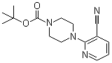 structure of CAS# 440100-15-2, tert-Butyl 4-(3-cyano-2-pyridinyl)-1-piperazinecarboxylate;4-(3-Cyanopyridin-2-yl)piperazine-1-carboxylic acid tert-butyl ester