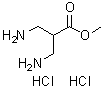 3-Amino-2-(aminomethyl)propanoic acid methyl ester dihydrochloride molecular structure (CAS 440644-06-4)