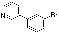 结构式 CAS# 4422-32-6, 3-(3-溴苯基)吡啶