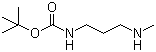 tert-Butyl 3-(methylamino)propylcarbamate molecular structure (CAS 442514-22-9)