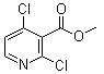 2,4-Dichloro-3-pyridinecarboxylic acid methyl ester molecular structure (CAS 442903-28-8)