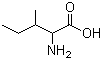 结构式 CAS# 443-79-8, DL-异亮氨酸; DL-2-氨基-3-甲基戊酸